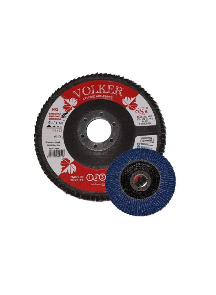 Volker 4.5 inch Turkish fan sander, 4 pieces - Image 2