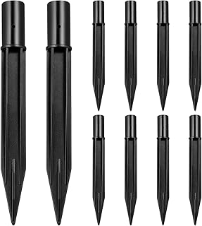 Toddmomy Toddmomy Plastic Stake Solar Lights Solar Garden Stake Lights Plastic Outdoor Patio Pathway Stake Landscape Lights Yard  - Image 1