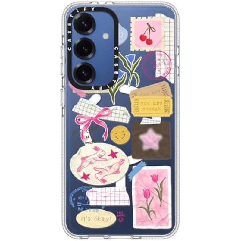 CASETIFY Magnetic Clear Galaxy S25+ Case 【Compatible with Magsafe】 - You are Stars Collage - Image 4