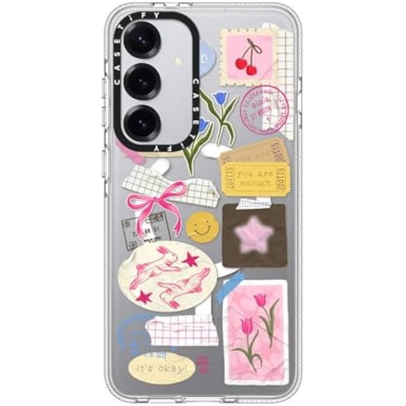 CASETIFY Magnetic Clear Galaxy S25+ Case 【Compatible with Magsafe】 - You are Stars Collage - Image 1