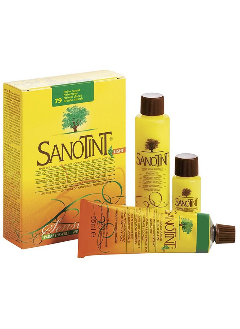Sanotint Sensitive Hair Color Natural Blonde 79 - Natural Permanent Hair Dye, 125 ml  - Image 1