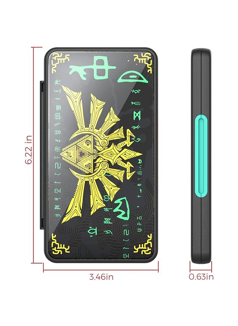 X-level Switch Game Card Storage Box for Nintendo Switch/Switch OLED/Switch Lite, Gradient Colour Lining Games Card Holder with Portable Compact Storage Case Box, 24 Game Card Slots and 24 Micro SD Card Slots  - Image 2