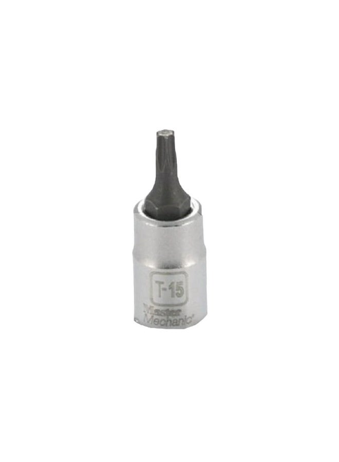 Apex Tool Group Master Mechanic 1/4" Drive T-15 Torx Bit Socket - Image 3