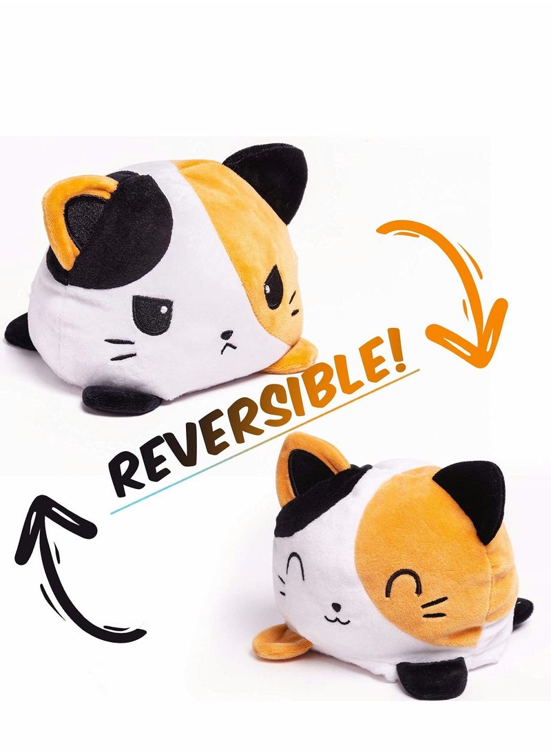 Y&D - Double Sided Flip Cat Plush Toy, Reversible Plush, Plushie, Cute Soft - Image 1