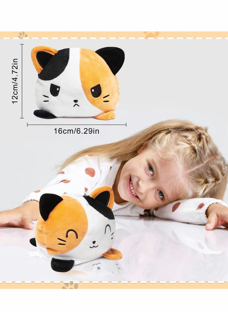 Y&D - Double Sided Flip Cat Plush Toy, Reversible Plush, Plushie, Cute Soft - Image 1