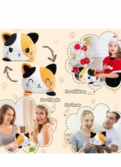 Y&D Double Sided Flip Cat Plush Toy, Reversible Plush, Plushie, Cute Soft  - Image 3