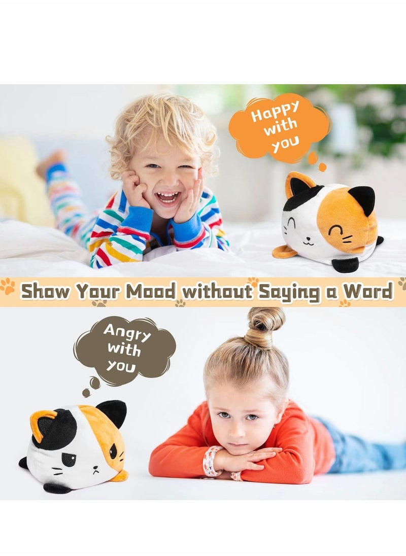 Y&D - Double Sided Flip Cat Plush Toy, Reversible Plush, Plushie, Cute Soft - Image 1