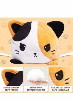 Y&D Double Sided Flip Cat Plush Toy, Reversible Plush, Plushie, Cute Soft  - Image 5
