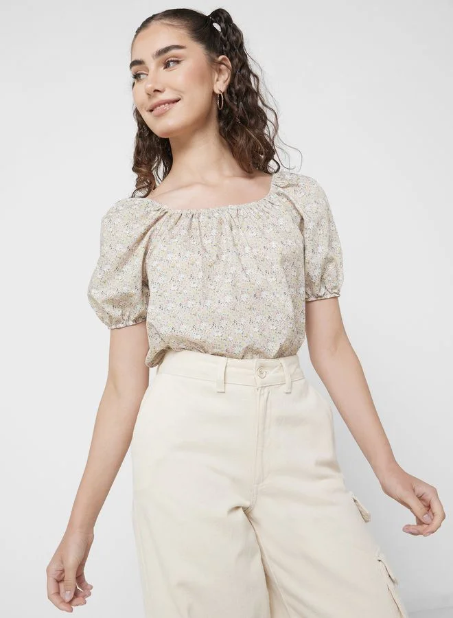 Ginger Puff Sleeve Top