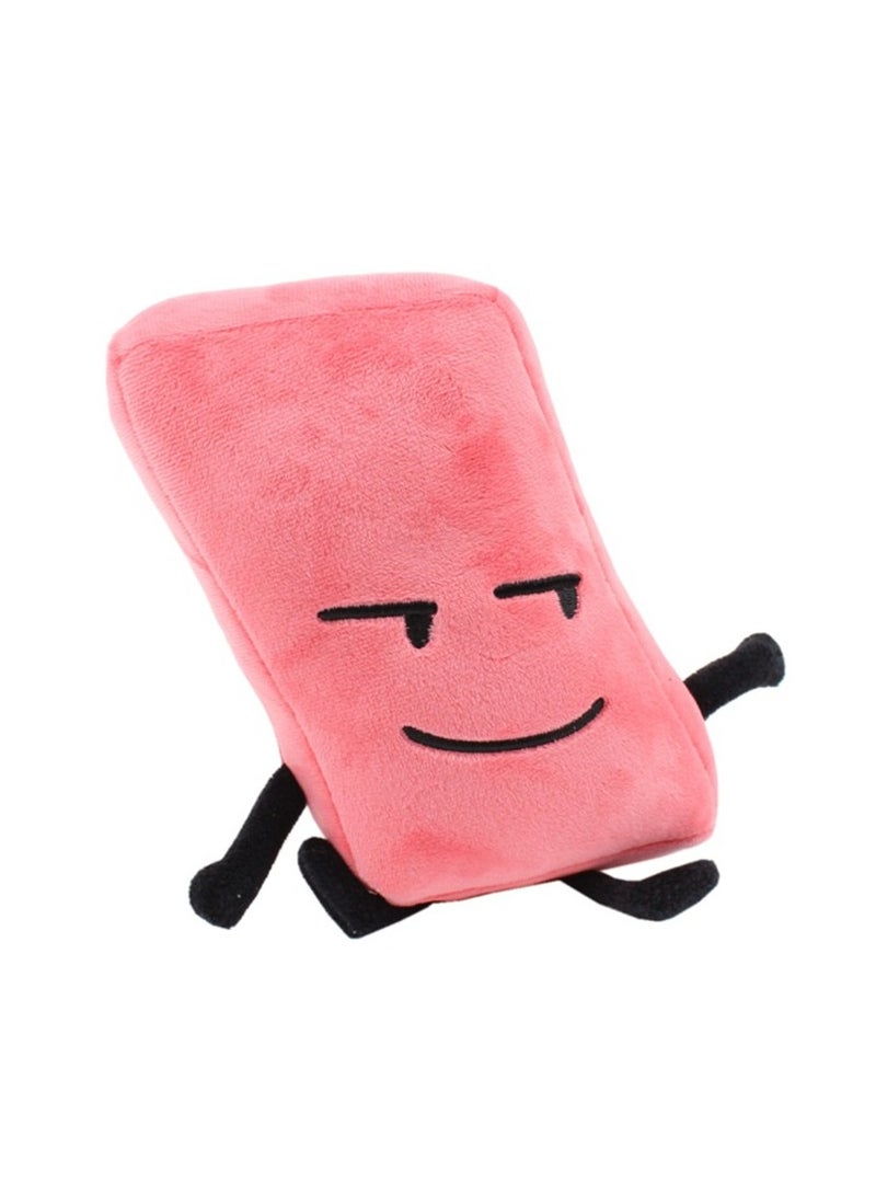 XiuWoo دمى محشوة من القطيفة على شكل معركة جزيرة الأحلام للأطفال، وسادة قطيفة لطيفة وناعمة على شكل دمعة نارية على شكل فقاعة للأطفال، مقاس 18 سم - Image 1