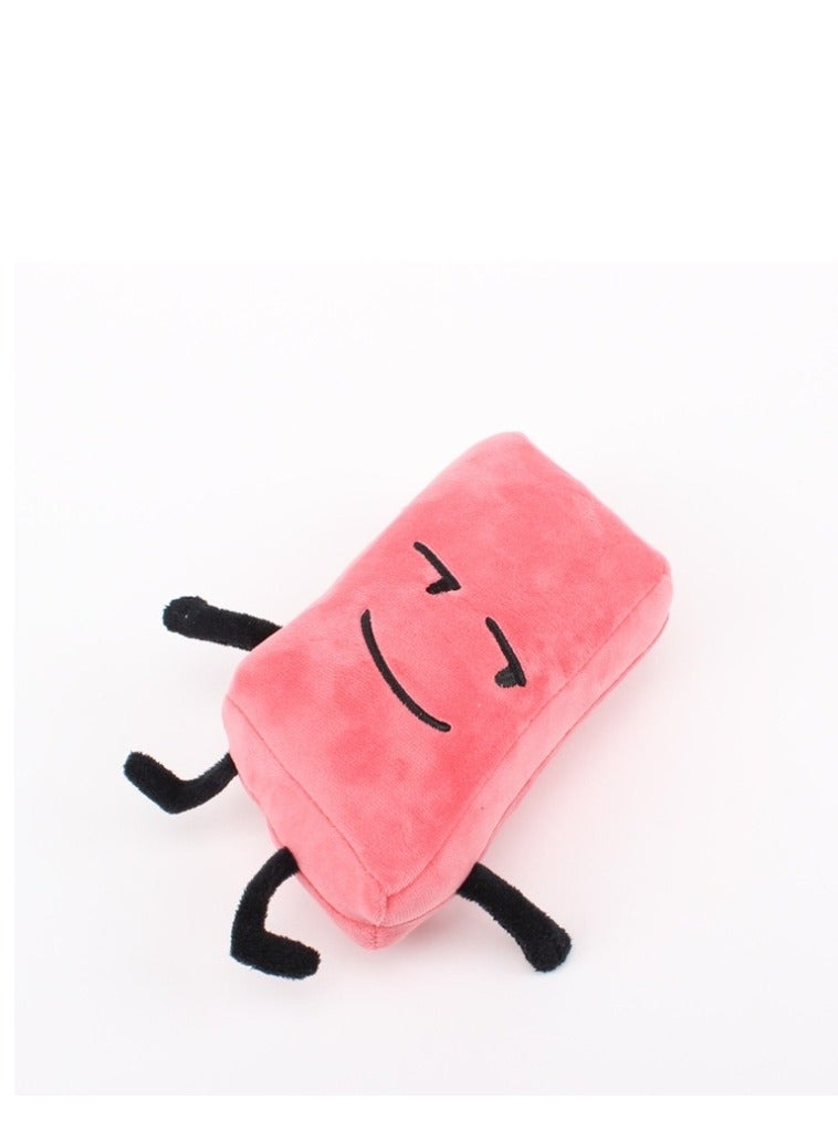 XiuWoo دمى محشوة من القطيفة على شكل معركة جزيرة الأحلام للأطفال، وسادة قطيفة لطيفة وناعمة على شكل دمعة نارية على شكل فقاعة للأطفال، مقاس 18 سم - Image 3