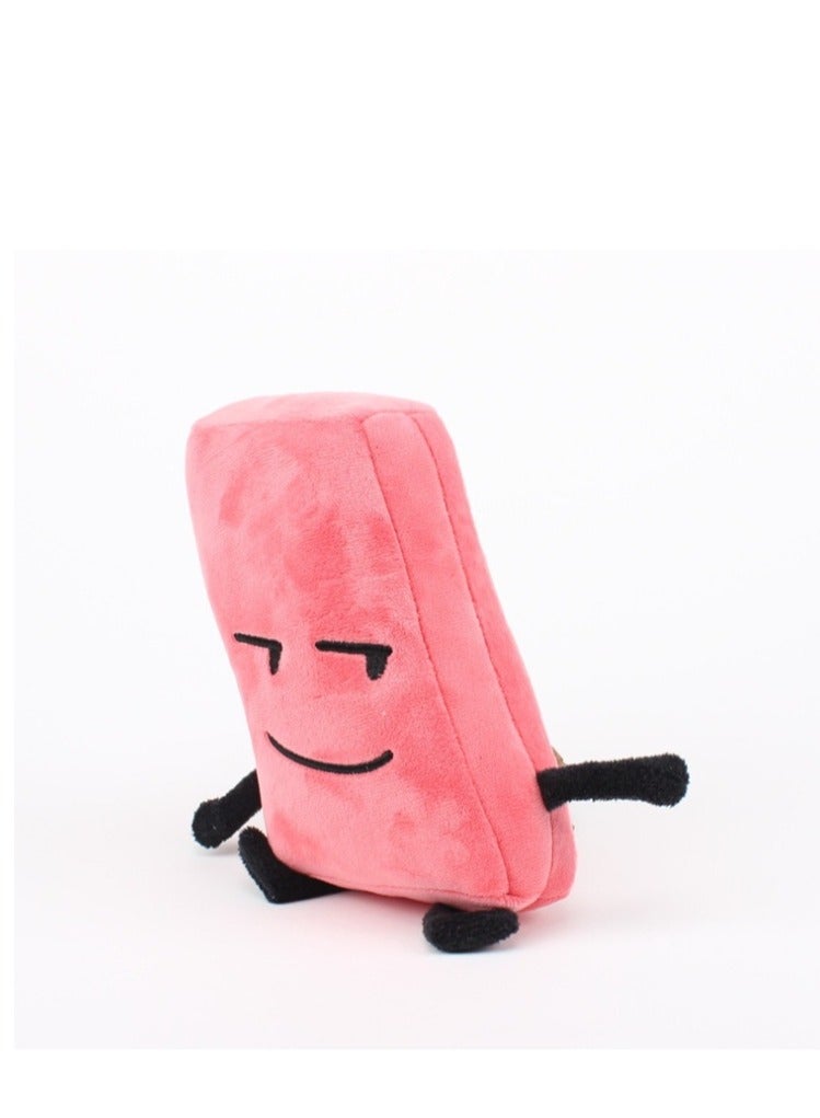 XiuWoo دمى محشوة من القطيفة على شكل معركة جزيرة الأحلام للأطفال، وسادة قطيفة لطيفة وناعمة على شكل دمعة نارية على شكل فقاعة للأطفال، مقاس 18 سم - Image 2