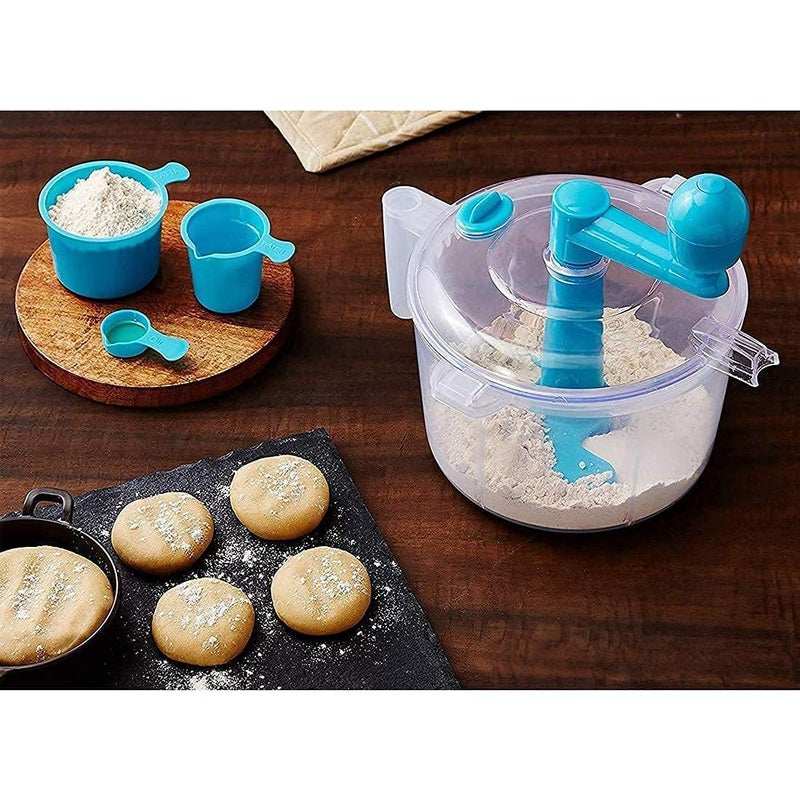 Onprix Automatic Atta Roti Maker for Home 3 in 1 Atta NonElectric Dough Machine Kitchen Shoppers ATA_Maker chakki clearline Measuring Cups Set Bread Mixer May Vary Hand Tool Multicolour - Image 2