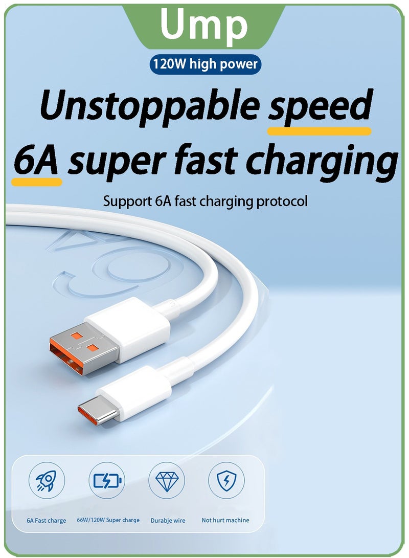 Ump Official Type-C Super Fast Charging Data Cable, 1 meter, for Huawei/Xiaomi/Honor, supports up to 120W fast charging - Image 4