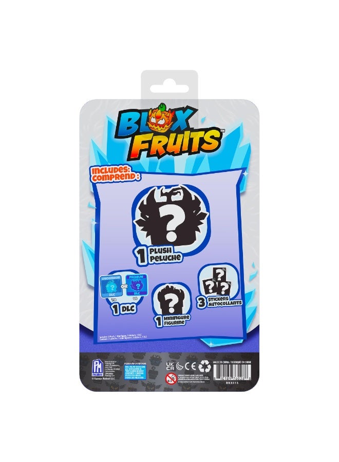 Blox Fruits Yeti Mini Mystery Box Series 3, 4-Inch Plush Toy & 1.75-Inch Minifigure with 3 Stickers and DLC Token, Official PhatMojo Collectible Set - Image 5
