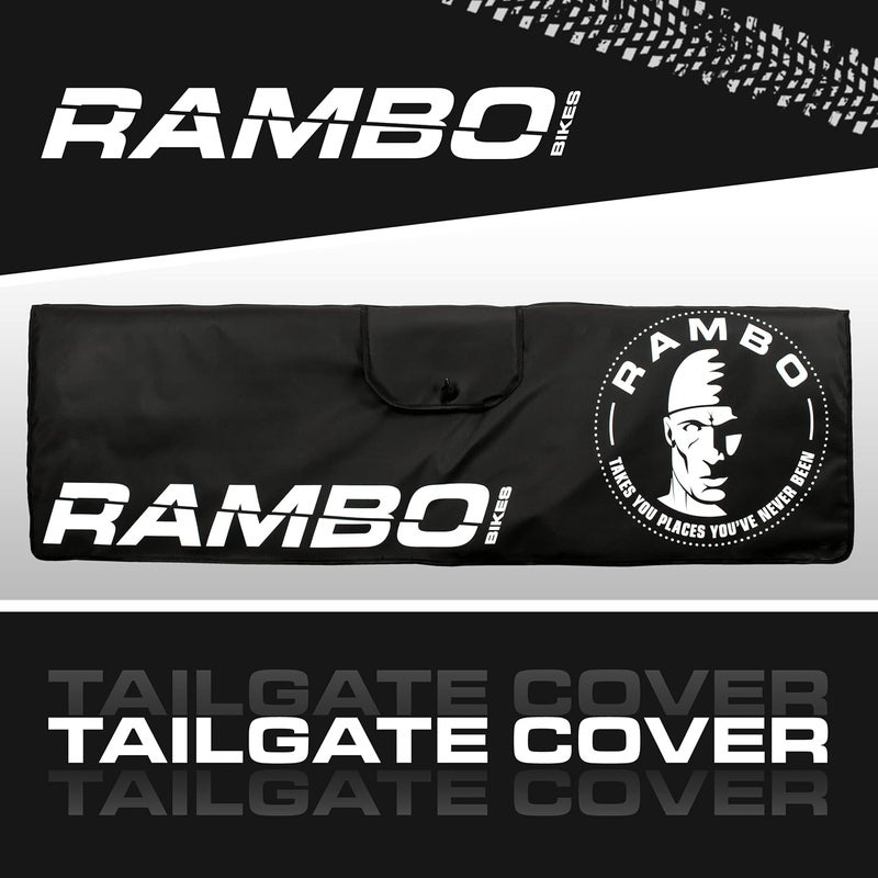 Rambo Bikes Tailgate Cover Vehicle Bike Hauler Black One Size - Image 2