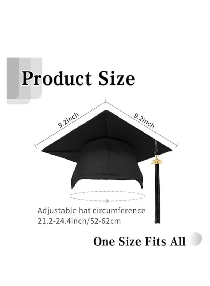TOP ONE Unisex Adult Graduation Cap with 2025 Tassel,High School and Bachelor Graduation Party,Graduation Ceremony Hat Party Ceremony - Image 3