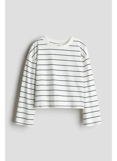 H&M Long-sleeved cotton jersey top