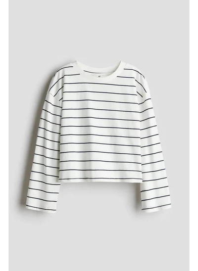 H&M Long-sleeved cotton jersey top