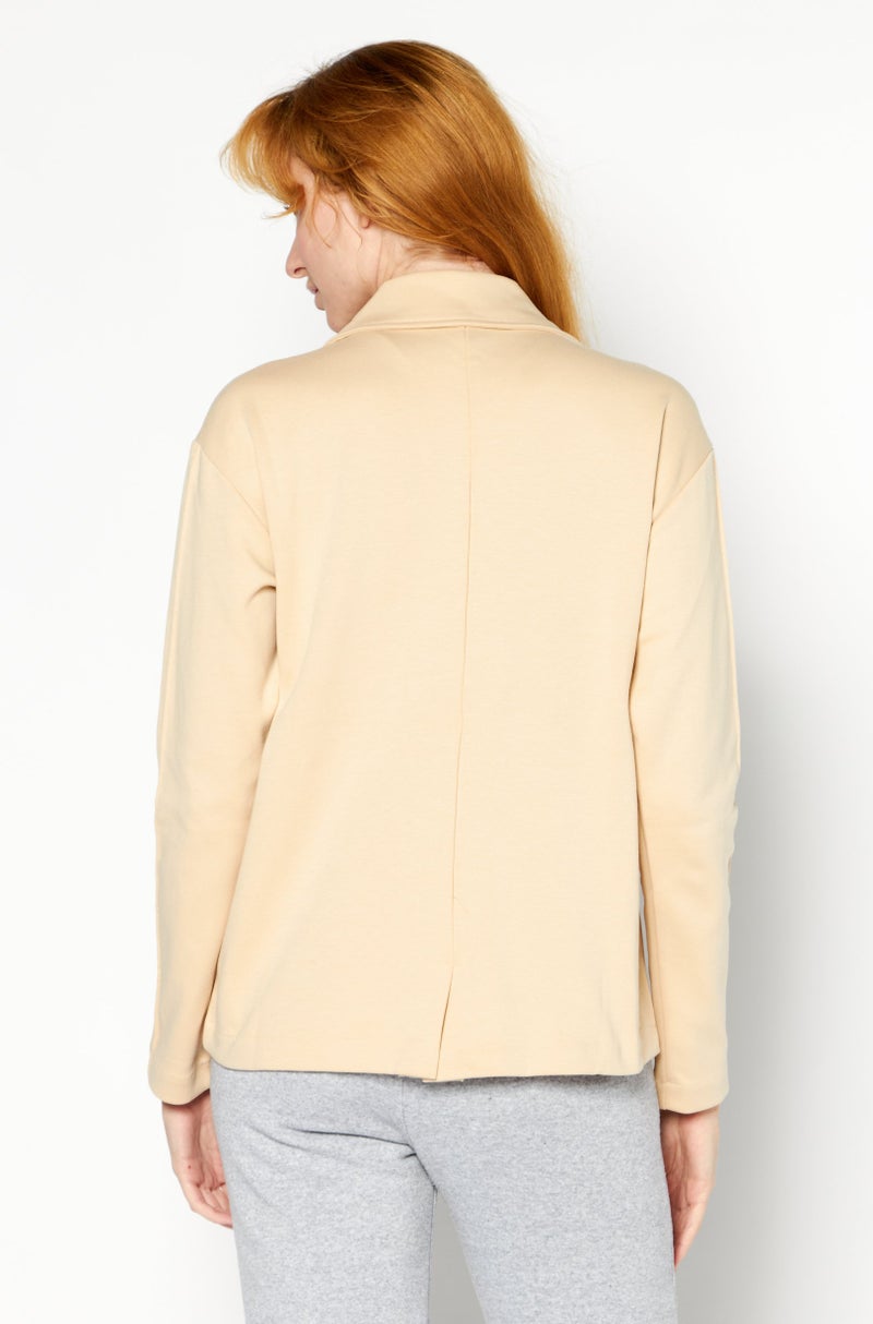 PUMA Women Sportswear Fit Long Sleeve Athletic Outerwear Blazer, Beige - Image 3