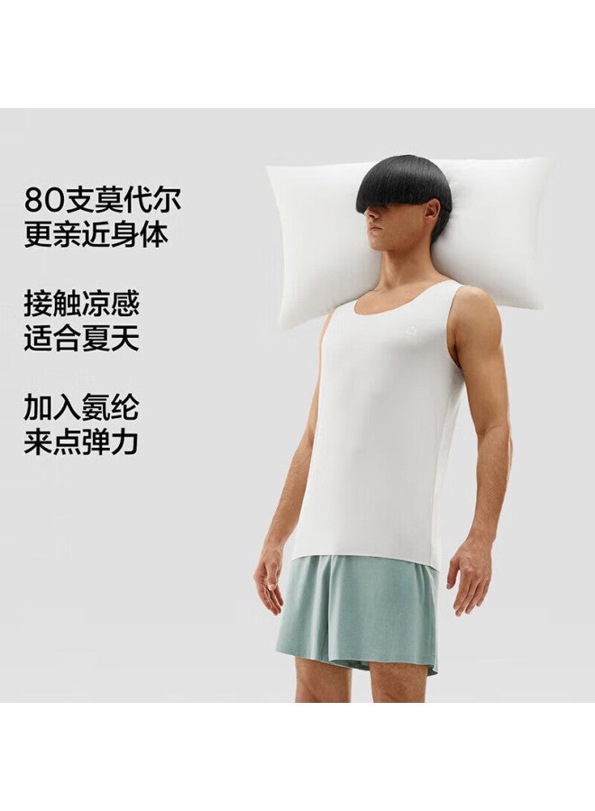 Bananain Sisi 508s Men's Modal Slim-fit Tank Top, Silk-like Cool Sensation Sleeveless Undershirt, Summer Pajamas, Loungewear