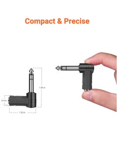 6 PCS 3.5mm Right Angle Male to Female Audio Adapter Converter TRS Stereo Jack Plug AUX Connector Compatible with Headset, Tablets, MP3 Players, Game Controller, Speakers - pzsku/ZBF076022D2E2354B05EBZ/45/_/1718788443/e6bedfe2-8659-4439-b89a-f76cb15f44c0