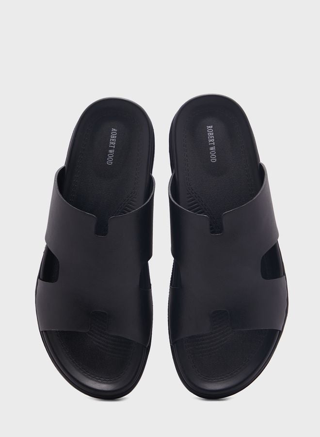 Robert Wood Comfort Footbed Slider Sandals - Image 2