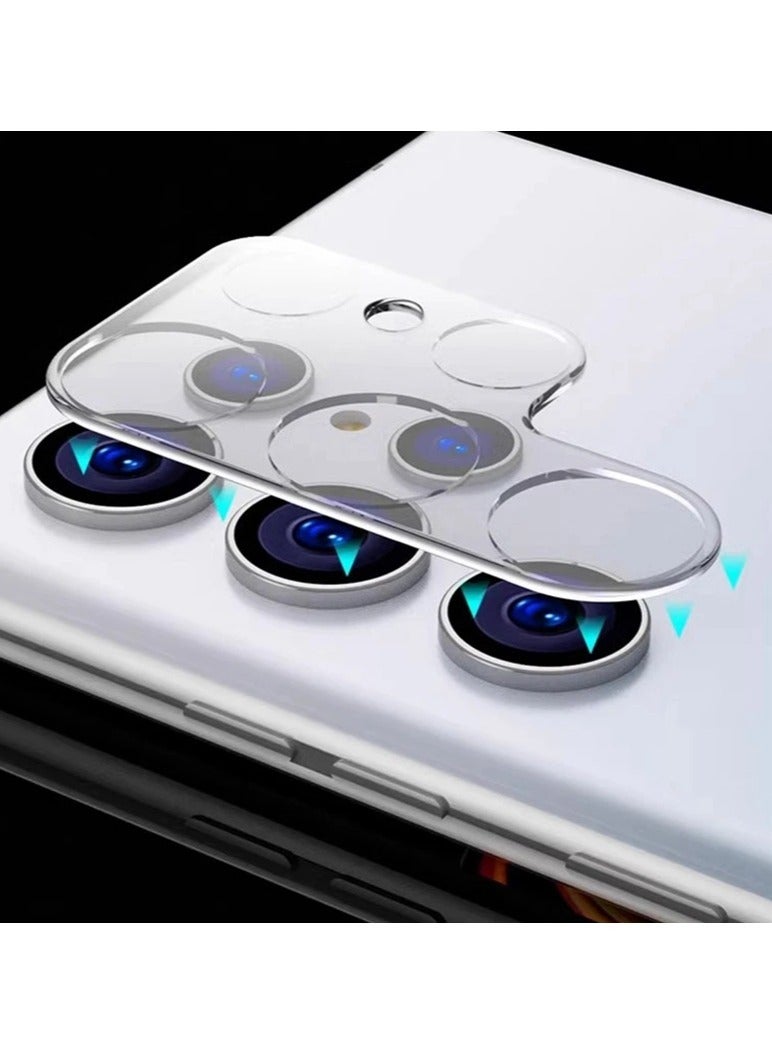 DUSALA 3in1 Tempered Glass For Samsung Galaxy S25 Ultra Screen Protector Camera 1 Pack Lens Film+ 1 Pack Screen protector+1 Pack Transparent Phone Case - Image 5