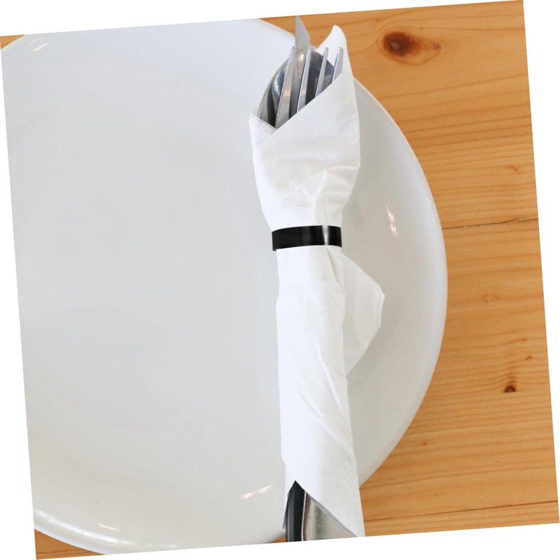 Self Adhesive Napkin Silverware Wraps 100 Pcs For Weddings Parties Events Home Restaurant Use - Image 5