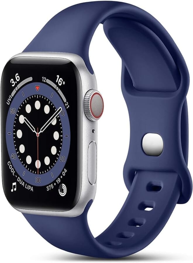 Next Next Store Compatible with iWatch Band 42mm 44mm 45mm 49mm Silicone Strap Compatible with iWatch Series 9 8 7 6 5 4 3 2 1 SE Ultra/Ultra 2 for Women Men