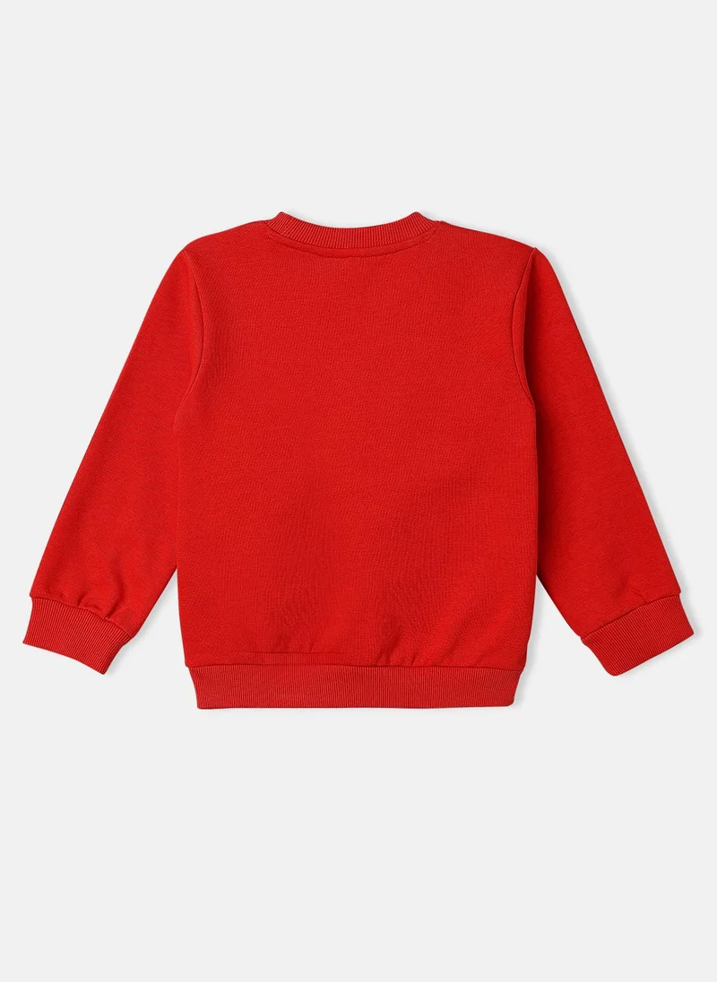 Nautinati Nautinati Boys Fleece Holiday Theme Printed Sweatshirt