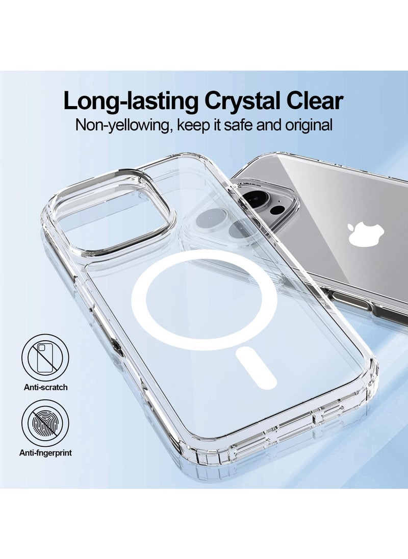 Denx Protection Case Cover With Magsafe for Apple iPhone 16 Pro Max Clear  - Image 5