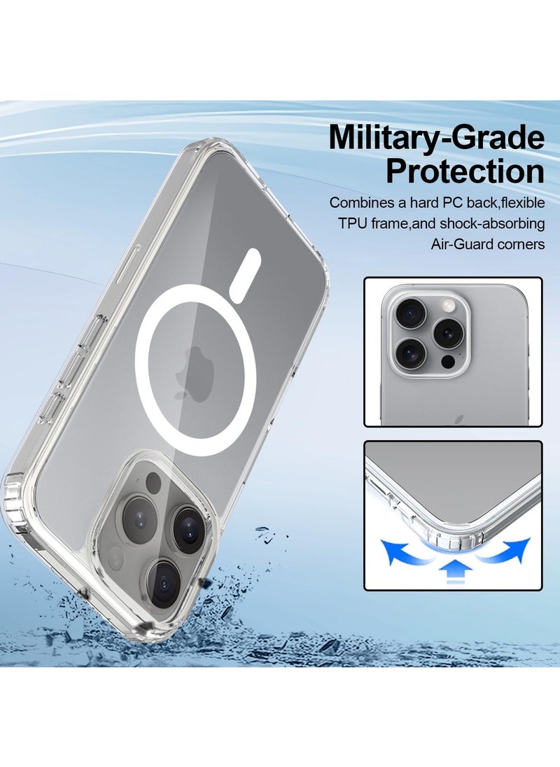 Denx - Protection Case Cover With Magsafe for Apple iPhone 16 Pro Max Clear - Image 1