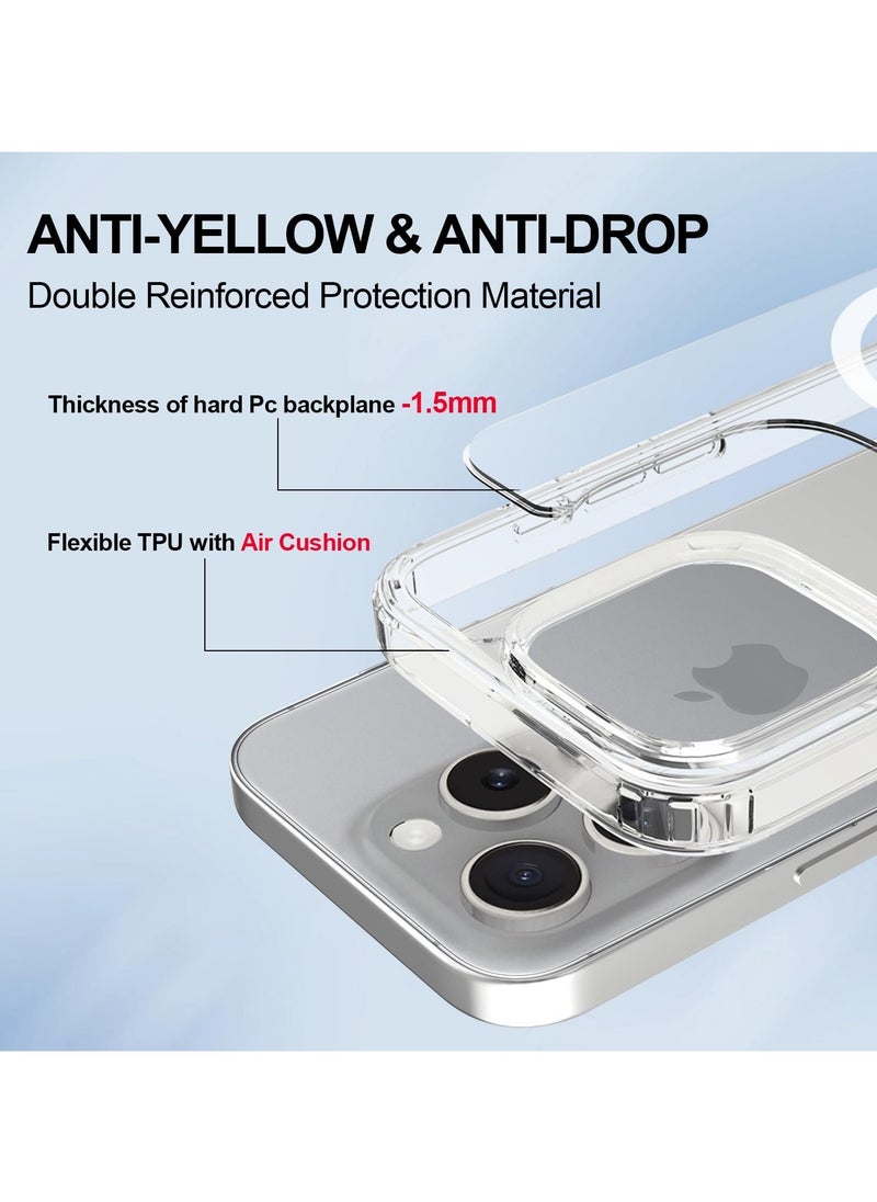 Denx - Protection Case Cover With Magsafe for Apple iPhone 16 Pro Max Clear - Image 1