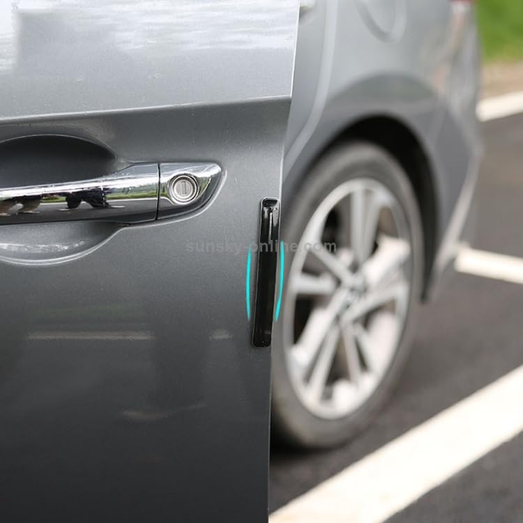 Automaze Polyvinyl Chloride 3R Universal Door Edge Guard For Car Exterior, Compatible With All Cars, Set Of 4 (2165-Black) - Image 4