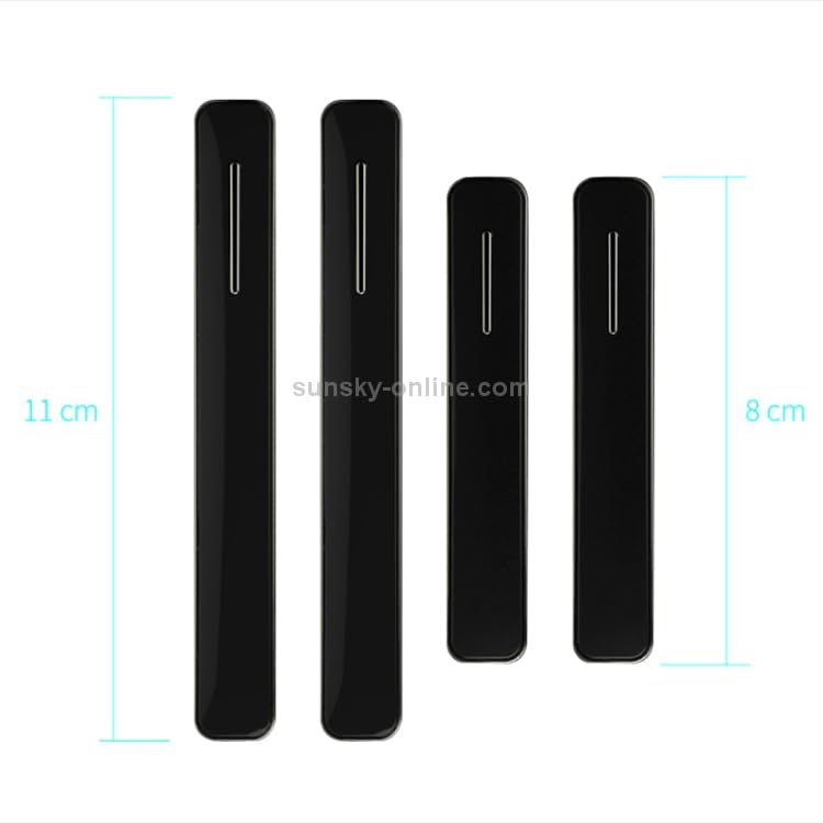 Automaze Polyvinyl Chloride 3R Universal Door Edge Guard For Car Exterior, Compatible With All Cars, Set Of 4 (2165-Black) - Image 2
