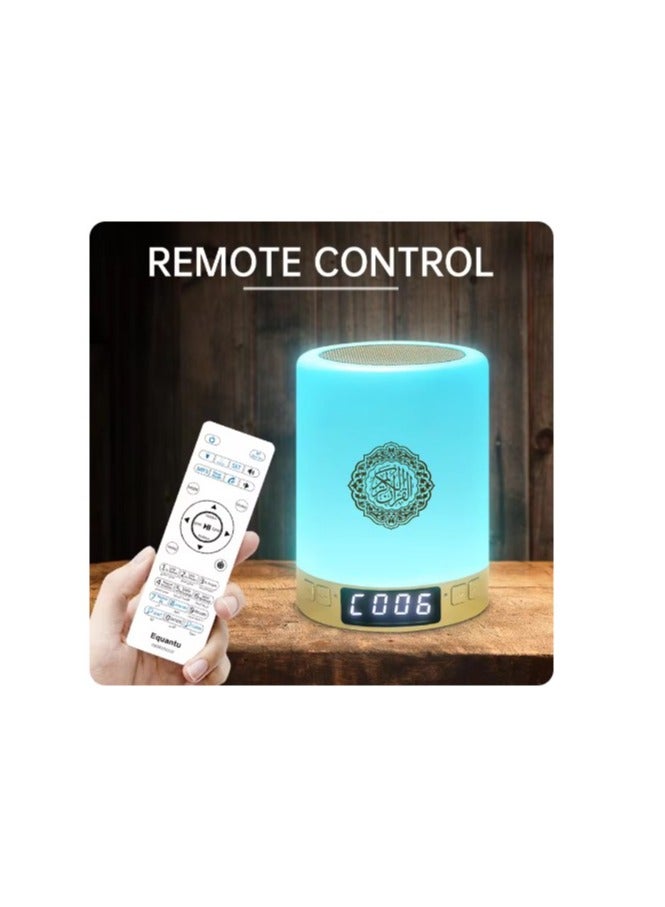 REBENUO Azan Clock Quran Speaker Lamp SQ-122 Holy Quran Clock Speaker Lamp Supports 6000+ Cities With 16 Reciters and 18 Languages ​​Remote Touch Phone APP Control via Bluetooth - Image 2