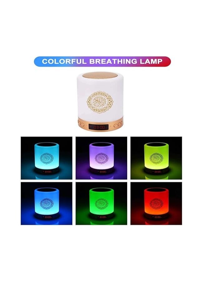 REBENUO Azan Clock Quran Speaker Lamp SQ-122 Holy Quran Clock Speaker Lamp Supports 6000+ Cities With 16 Reciters and 18 Languages ​​Remote Touch Phone APP Control via Bluetooth - Image 4