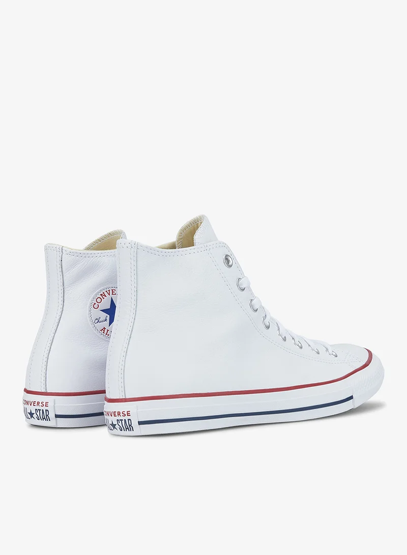 Converse White Chuck Taylor All Star Leather Unisex Shoe  | Best Price UAE
