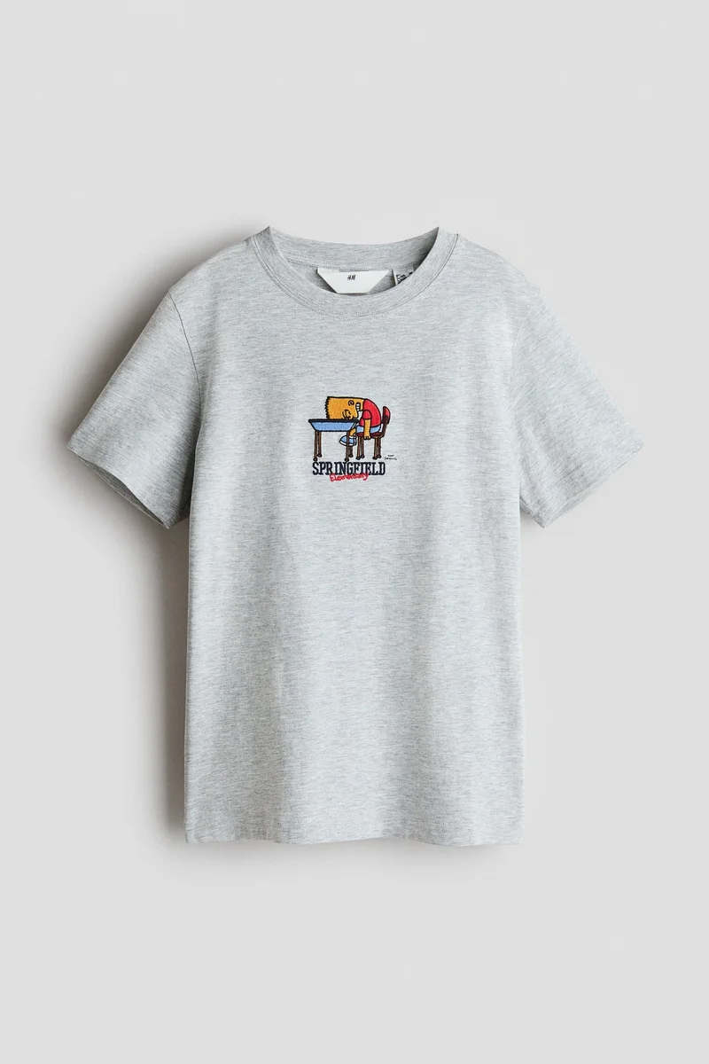 H&M Print-motif cotton T-shirt