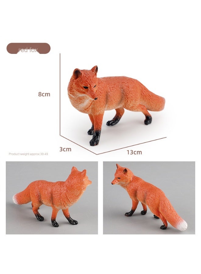 NIBEMINENT New Cross-Border Educational Simulation Forest Wild Animal Model Toy