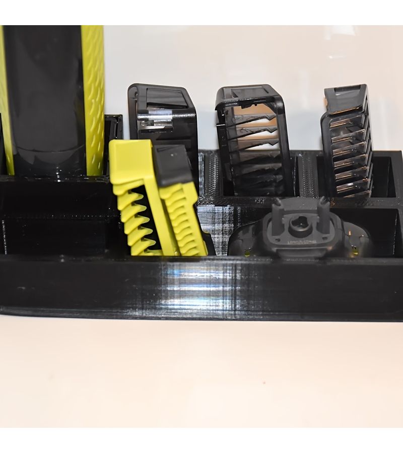 Black Multifunctional Storage Rack for OneBlade Bathroom Organizer - Image 5