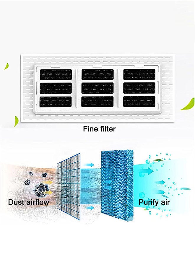 S-Color - Adjustable Air Conditioner Deflector with Filter Ac Air Outlet Air Wing Household Summer  Air Cooled Baffle Wind Direction Telescopic Windshield for Home Folding Wind Screen Wind Shield with Filter - Image 1
