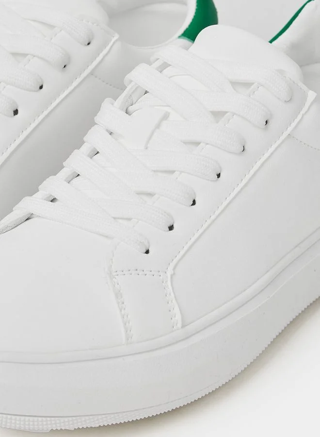 Styli Low Top Casual Lace-Up Sneakers