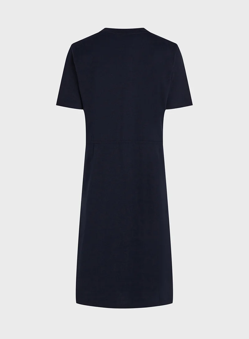 TOMMY HILFIGER Navy T-Shirt Dress