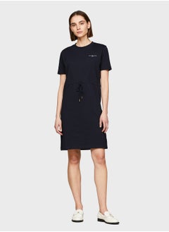 TOMMY HILFIGER Tie Detail Knitted Dress  - Image 1