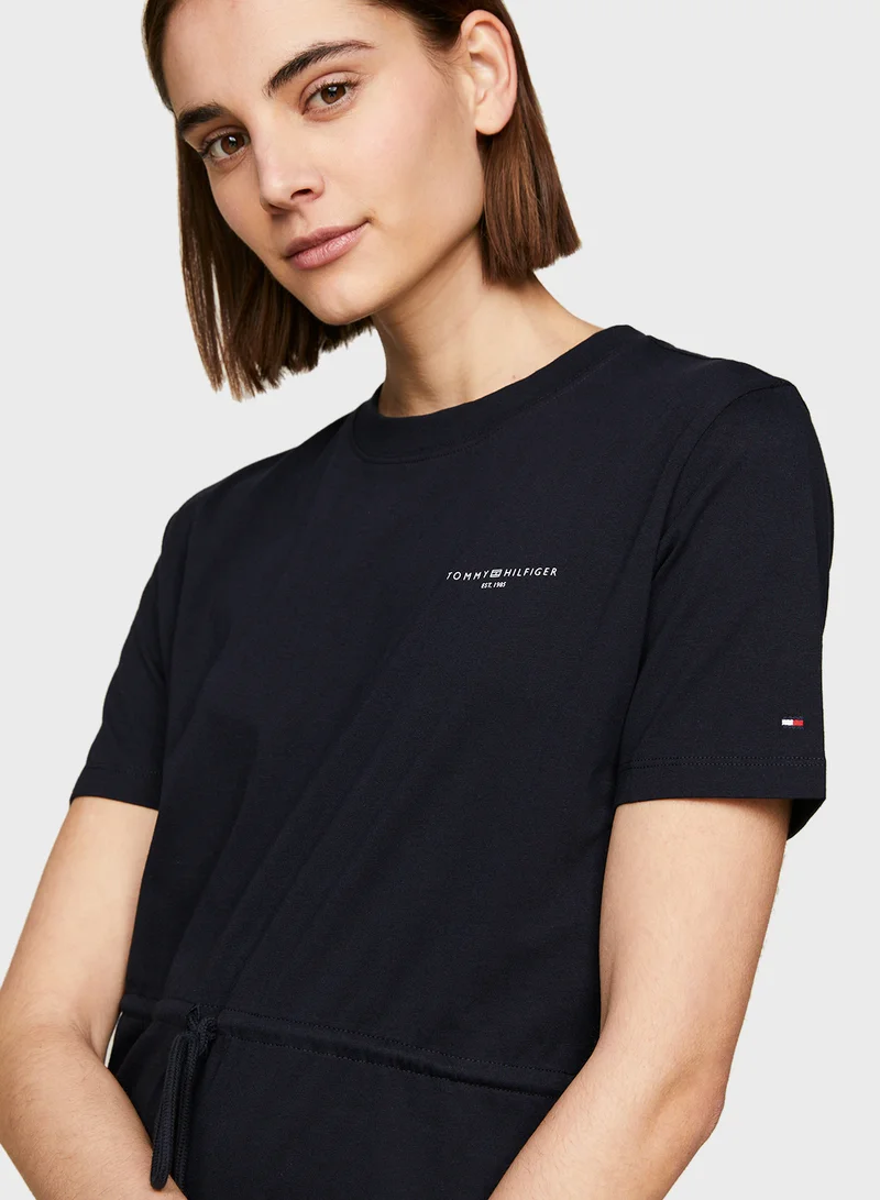 TOMMY HILFIGER Navy T-Shirt Dress