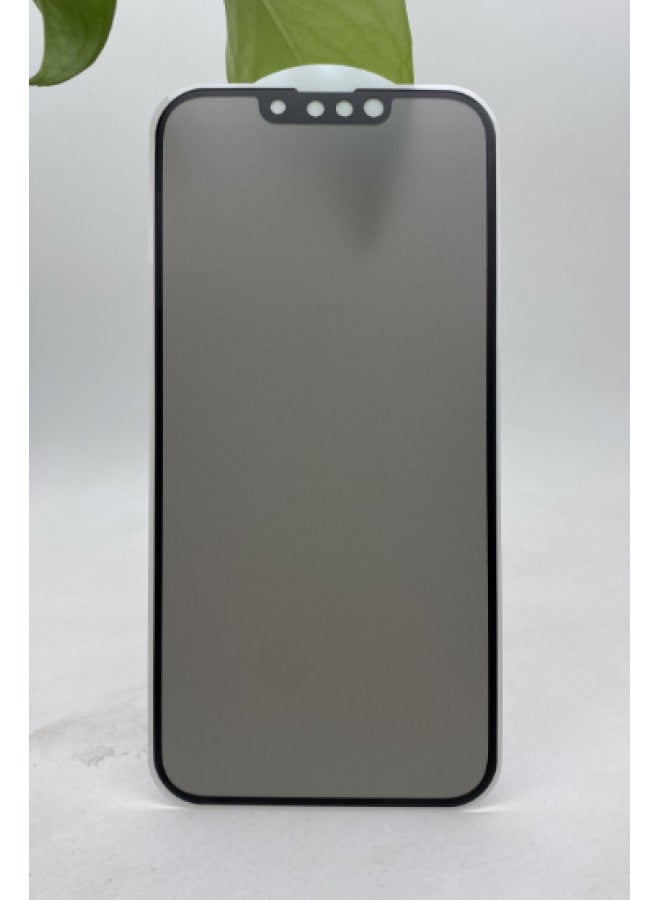 Suitable For IPhone15 Mobile Phone Film King Kong Ceramic Film XR Screen Printing 14Pro Full Screen Apple 13 Protective Film Wholesale-Color:Blank Version Hot-bent Privacy Matte-Size:IP15PROMAX  - Image 1