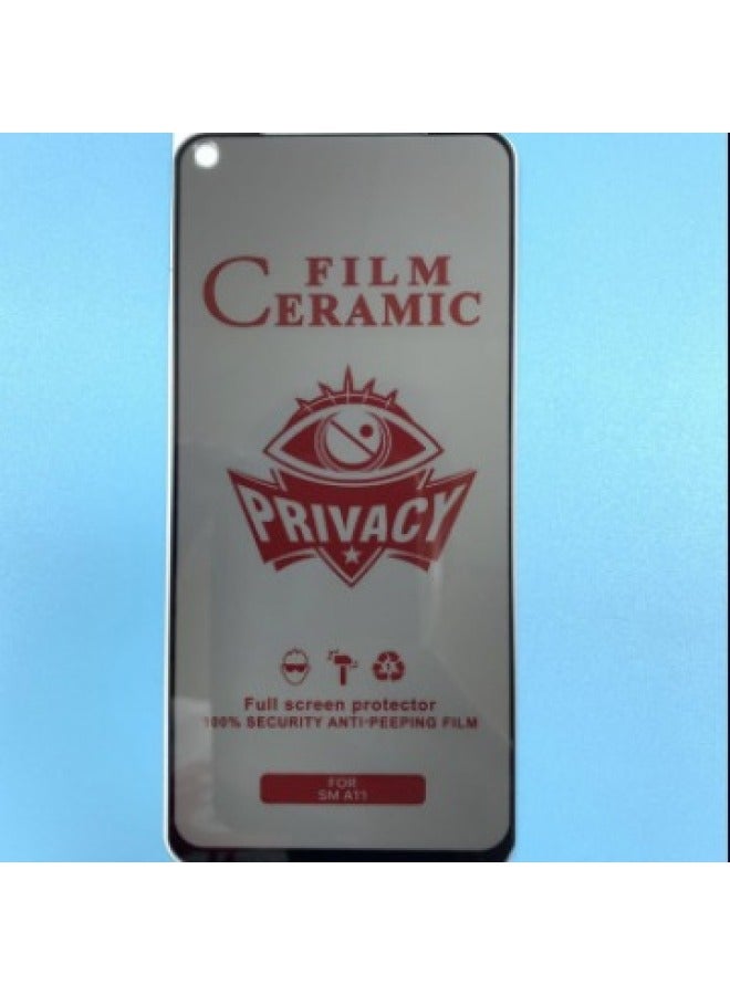 Suitable For IPhone15 Mobile Phone Film King Kong Ceramic Film XR Screen Printing 14Pro Full Screen Apple 13 Protective Film Wholesale-Color:Blank Version Hot-bent Privacy Matte-Size:IP15PROMAX  - Image 5