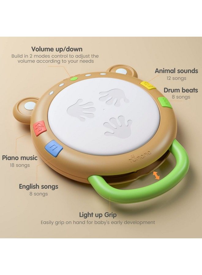 TUMAMA Baby Musical Electronic Toy With Lights & Sounds Babies Light Up Drum Toys For Early Hand Development Gift For Infants Toddlers Boys Girls - Image 3
